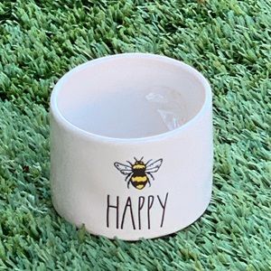 Rae Dunn Bee Happy planter